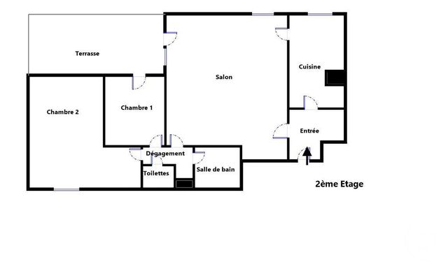 appartement à vendre - 3 pièces - 62.84 m2 - EVRY - 91 - ILE-DE-FRANCE - Century 21 Eureka